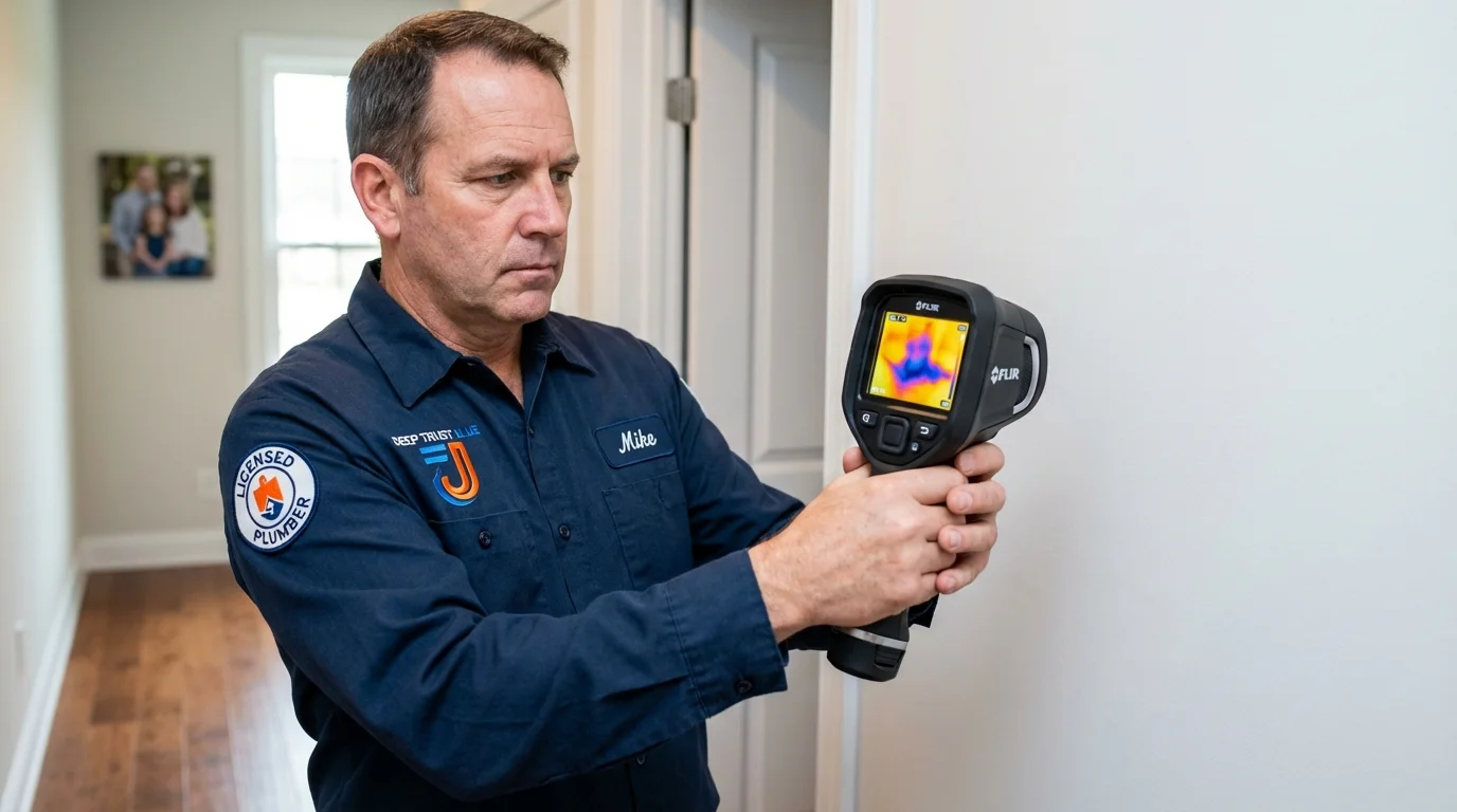 Thermal imaging leak detection by Johns Plumbing LLC in Double Springs